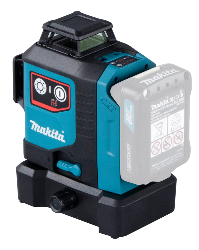 Akku-Kreuz Linienlaser rot 360° 12V, Makita SK700D