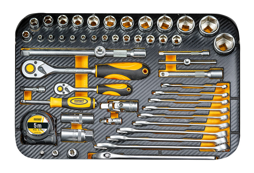 ABS-Werkzeugkoffer fortec, 218-tlg.