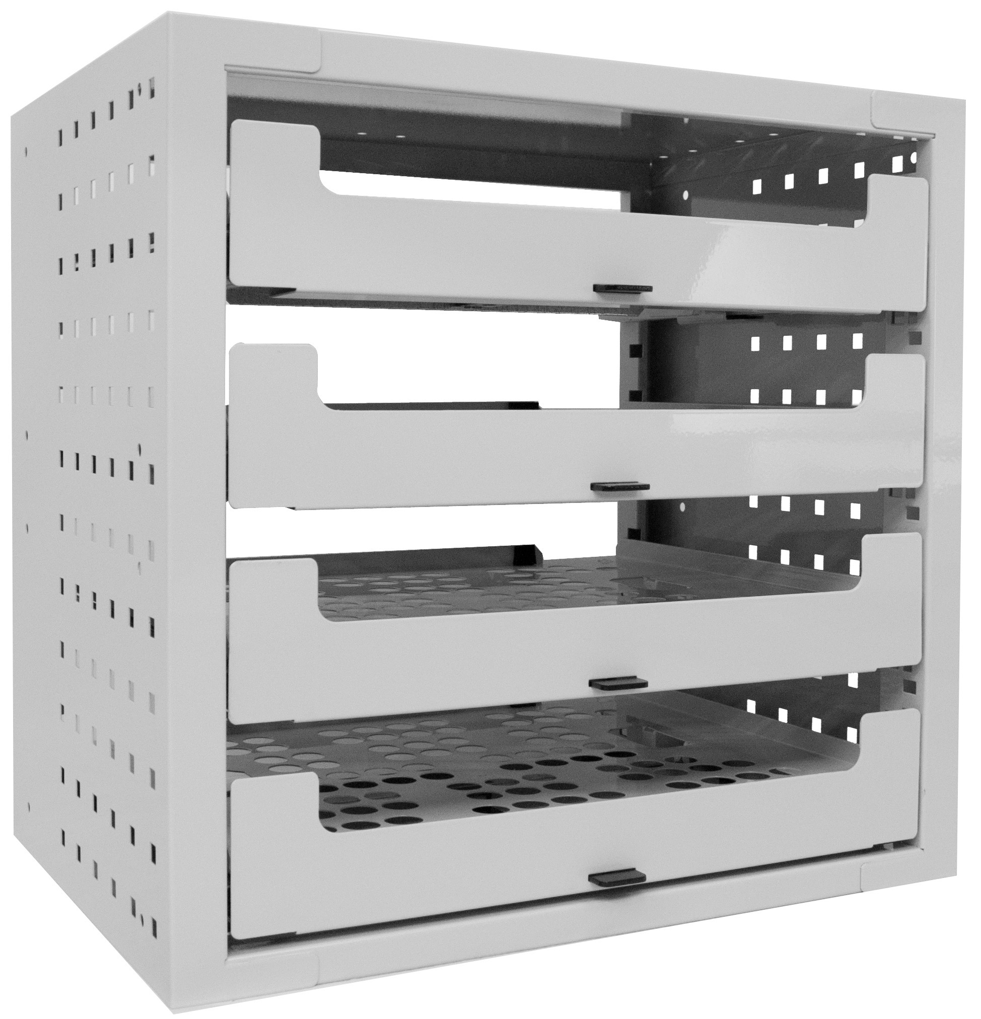 Kofferschrank LK54.4, 4 Schubladen ohne Koffer, 507 x 360 x 483 mm