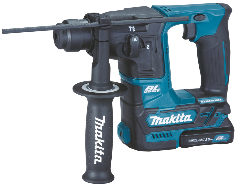 SET Akku-Bohrhammer CXT mit 74 Zubehörteile, Makita HR166DWAE1