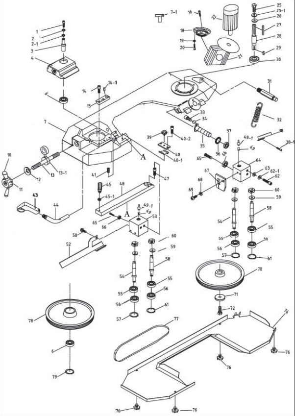 Metallbandsäge Proton BSS-185VM,