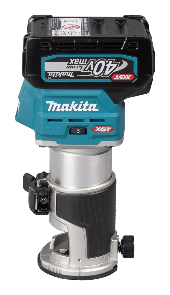 Akku-Einhandfräse / Kantenfräse XGT, Makita RT001GM205