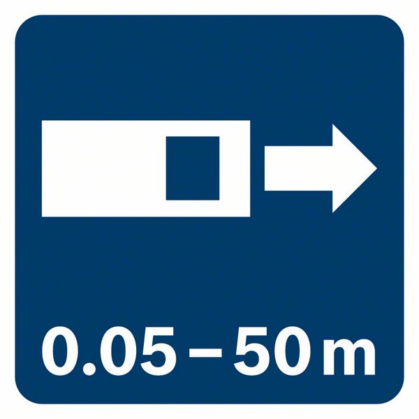 Laser-Entfernungsmesser GLM 50-27 CG mit 2 x 1,5 V LR6-Batterie (AA) Bosch