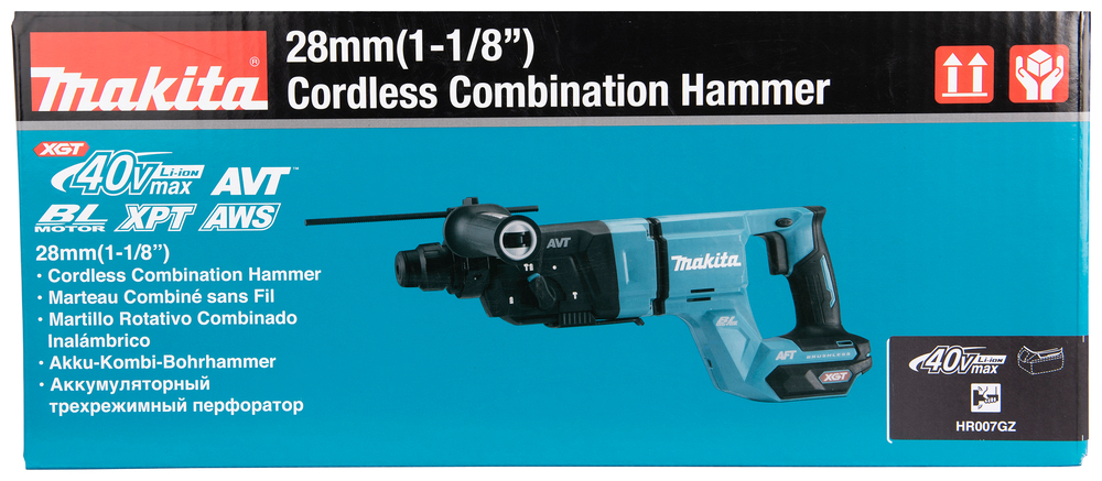 Akku-Bohrhammer 3 Funktionen XGT, Makita HR007GZ