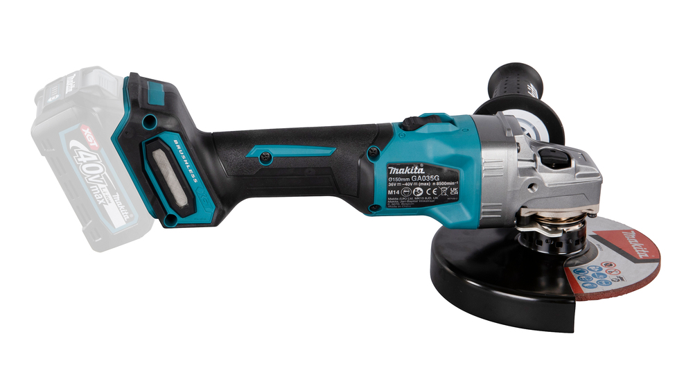 Akku-Winkelschleifer XGT, Makita GA035GZ