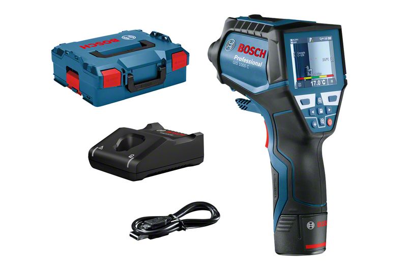 Thermodetektor GIS 1000 C, mit 2 x 1,5 Ah Li-Ion Akku, L-BOXX Bosch