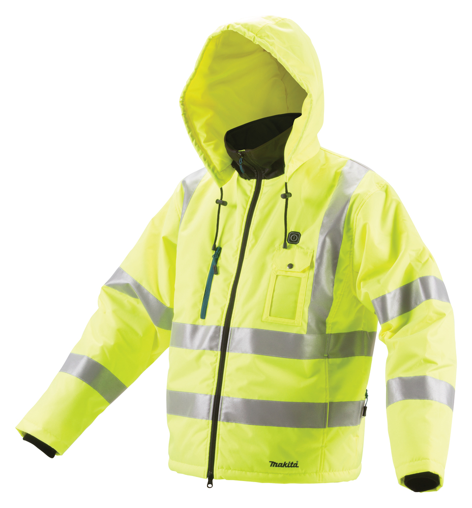 Akku-Heizbare und gut sichtbare Jacke LXT, S, Makita DCJ206ZS