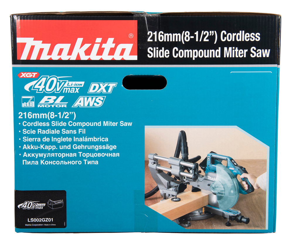 Akku-Kapp- und Gehrungssäge XGT , 216/30 mm, Makita LS002GZ01