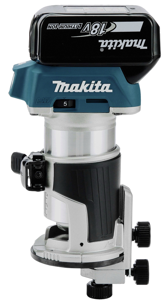 Akku-Einhandfräse / Kantenfräse LXT, Makita DRT50TJX10