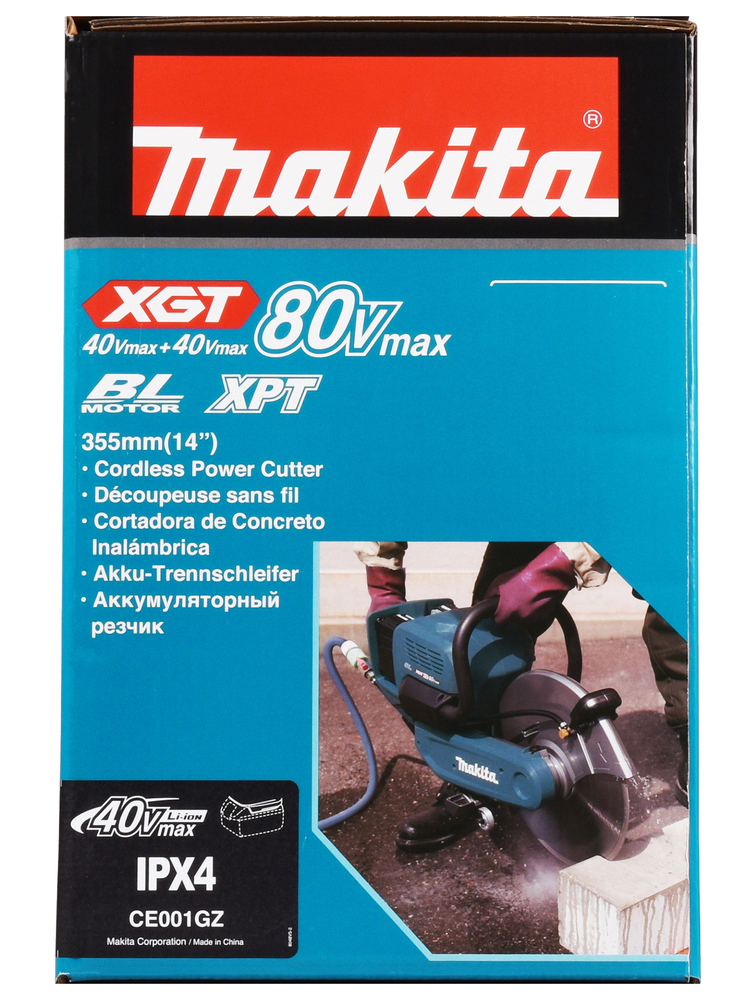 Akku-Trennschleifer XGT 2x40V=80Vmax, Makita CE001GZ