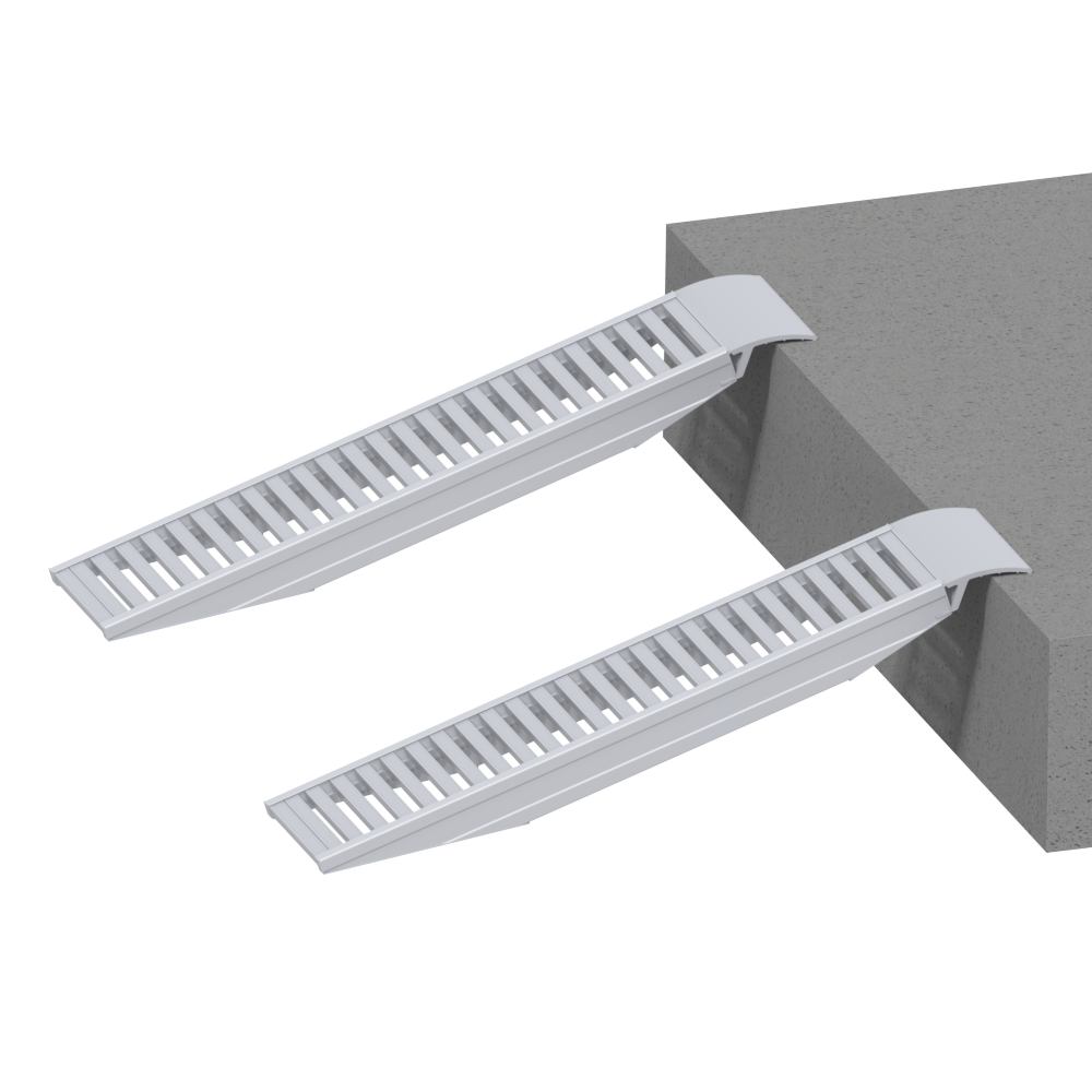 Paar Verladeschiene ohne Rand