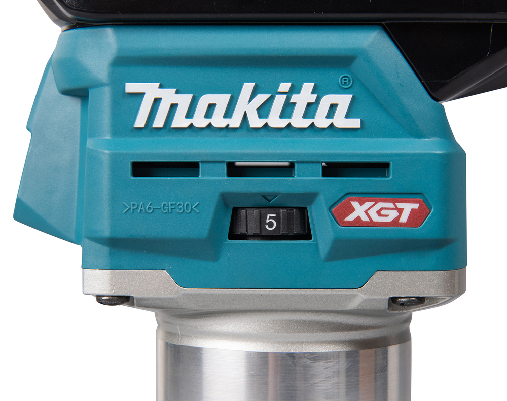 Akku-Einhandfräse / Kantenfräse XGT, Makita RT001GM205