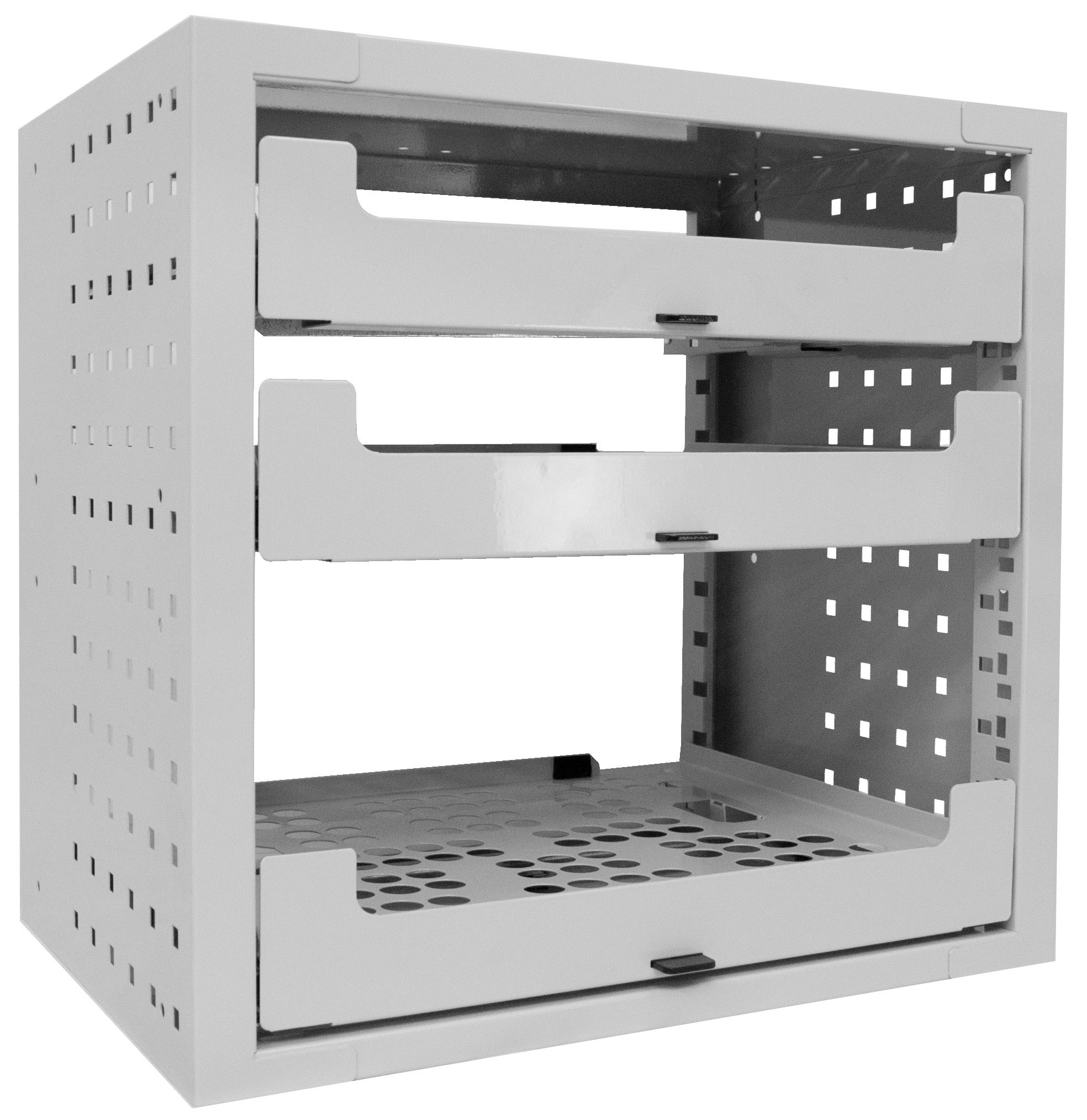 Kofferschrank LK54.31, 3 Schubladen ohne Koffer, 507 x 360 x 483 mm