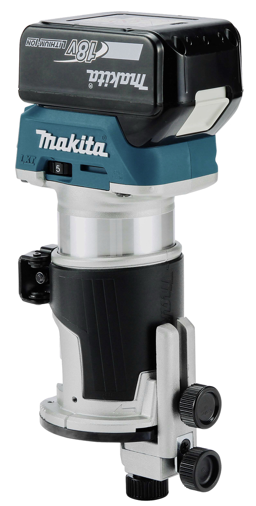 Akku-Einhandfräse / Kantenfräse LXT, Makita DRT50TJX10