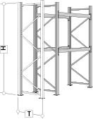 Palettengestellrahmen zu Master M70 1000x2000 verz.,