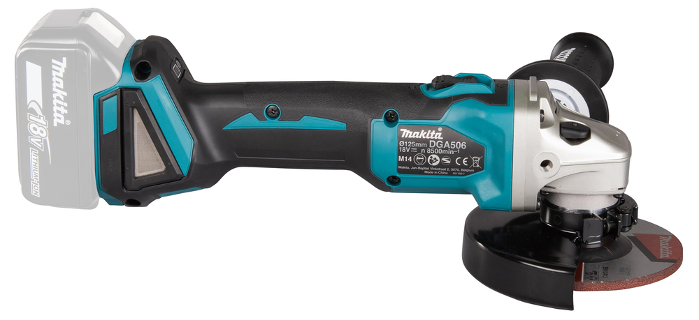 Akku-Winkelschleifer LXT, Makita DGA506ZJ