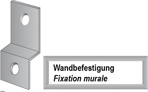 Wandbefestigung,