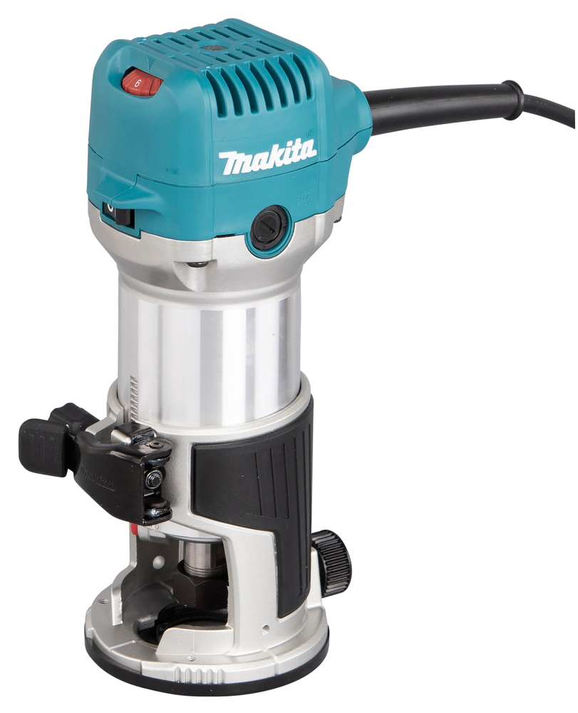 Elektrische Einhandfräse / Kantenfräse , 710 W, Makita RT0702CJ