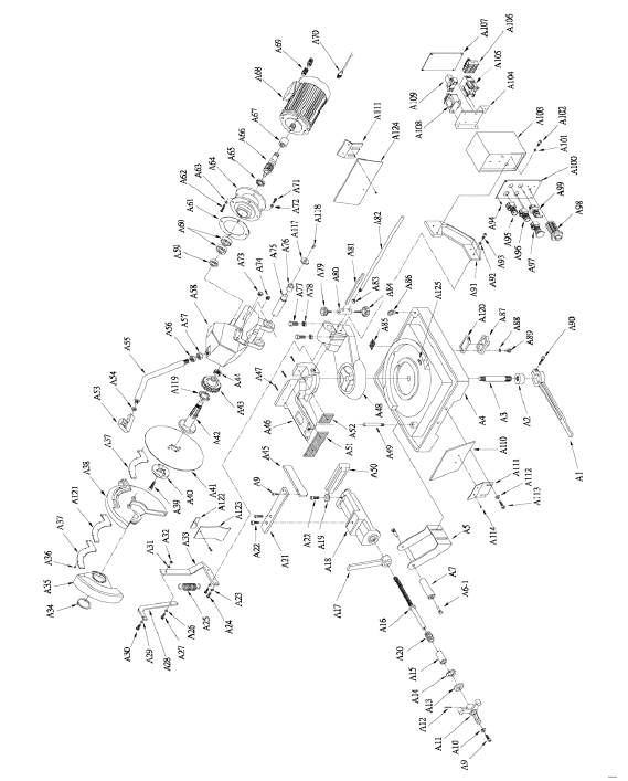 Metallkreissäge Proton KSS-315-2ST, Schnittkapazität Ø 100 mm, 2 Geschwindigkeiten 44/88