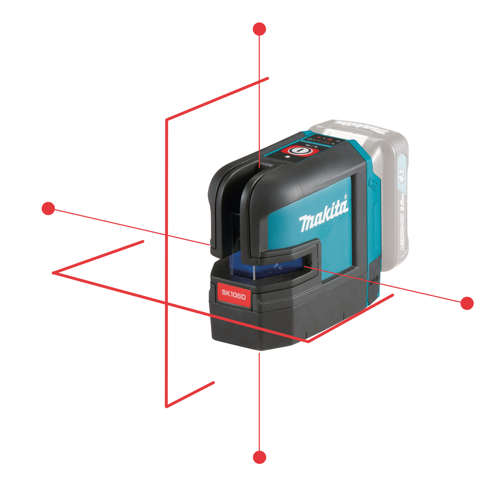 Akku-Kreuzlinien-/Kreuzpunktlaser Laser CXT, Makita SK106DZ