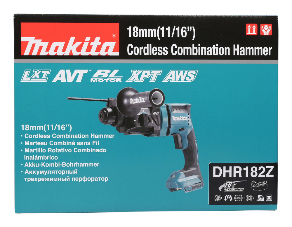 Akku-Bohrhammer LXT 3 Funktionen, Makita DHR182Z